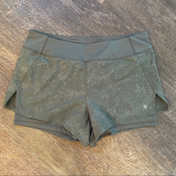 Apana Olive Green Athletic Shorts 